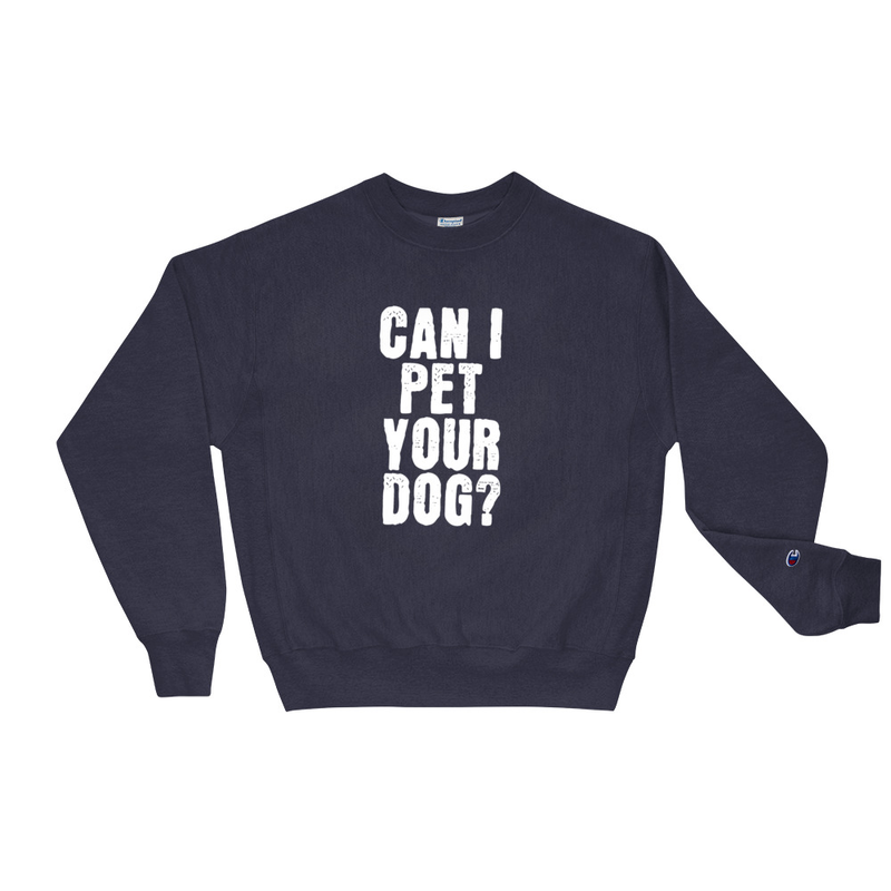 Dog Navy Champion Sweatshirt