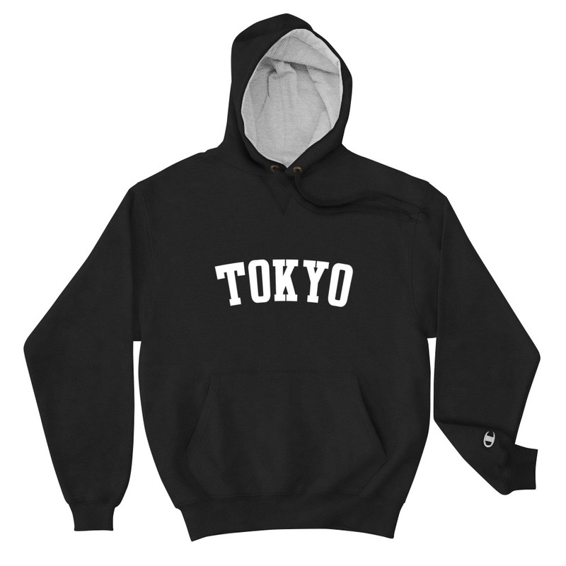 Tokyo Black Champion Hoodie