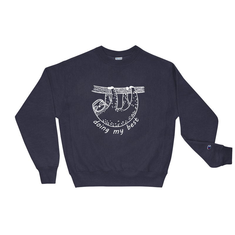 Sloth Navy Champion Sweatshirt