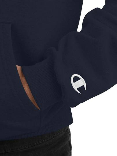 Why Be Racist Navy Champion Hoodie