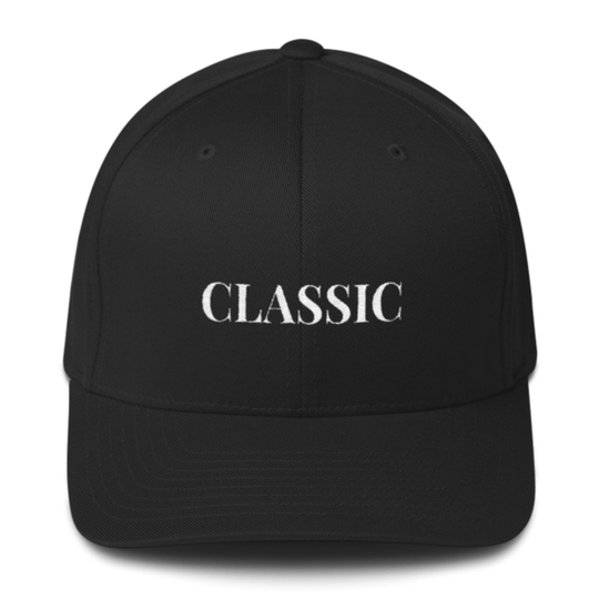 Classic Black Twill Cap