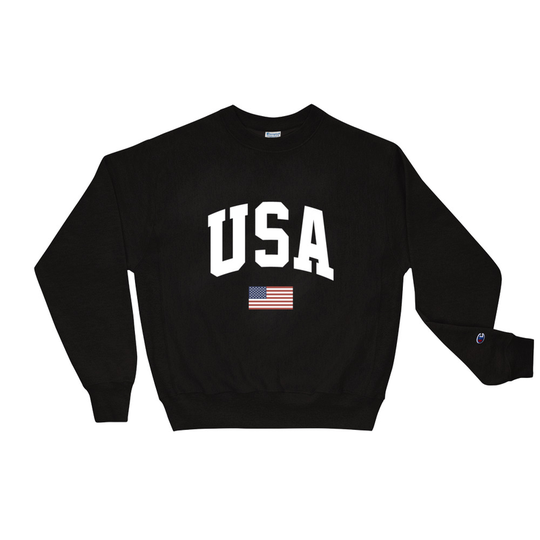 USA Black Champion Sweatshirt